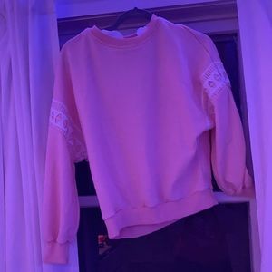 beautiful pink pullover